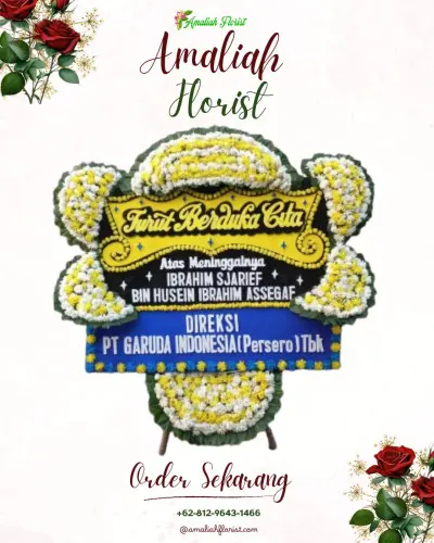 Papan Bunga Duka di Sayar