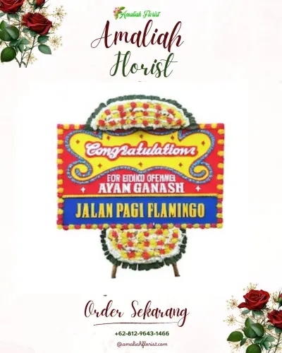 Bunga Papan Congratulation di Sayar